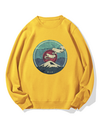 Fuji Mountain Cotton Sweatshirt