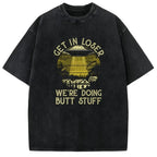 WE ARE DOING BUTT STUFF  Washed T-shirt