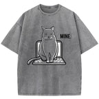 MINE Cat Washed T-Shirt