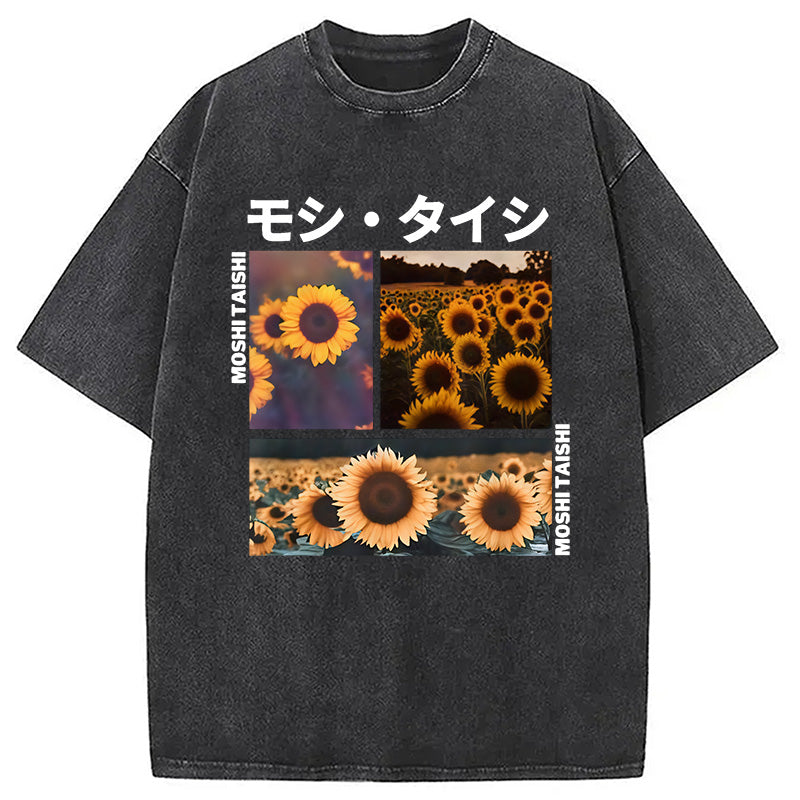 Sunflower Japanese Tokyo Washed T-Shirt