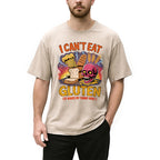 I Can't Eat Gluten Meme Washed T-Shirt