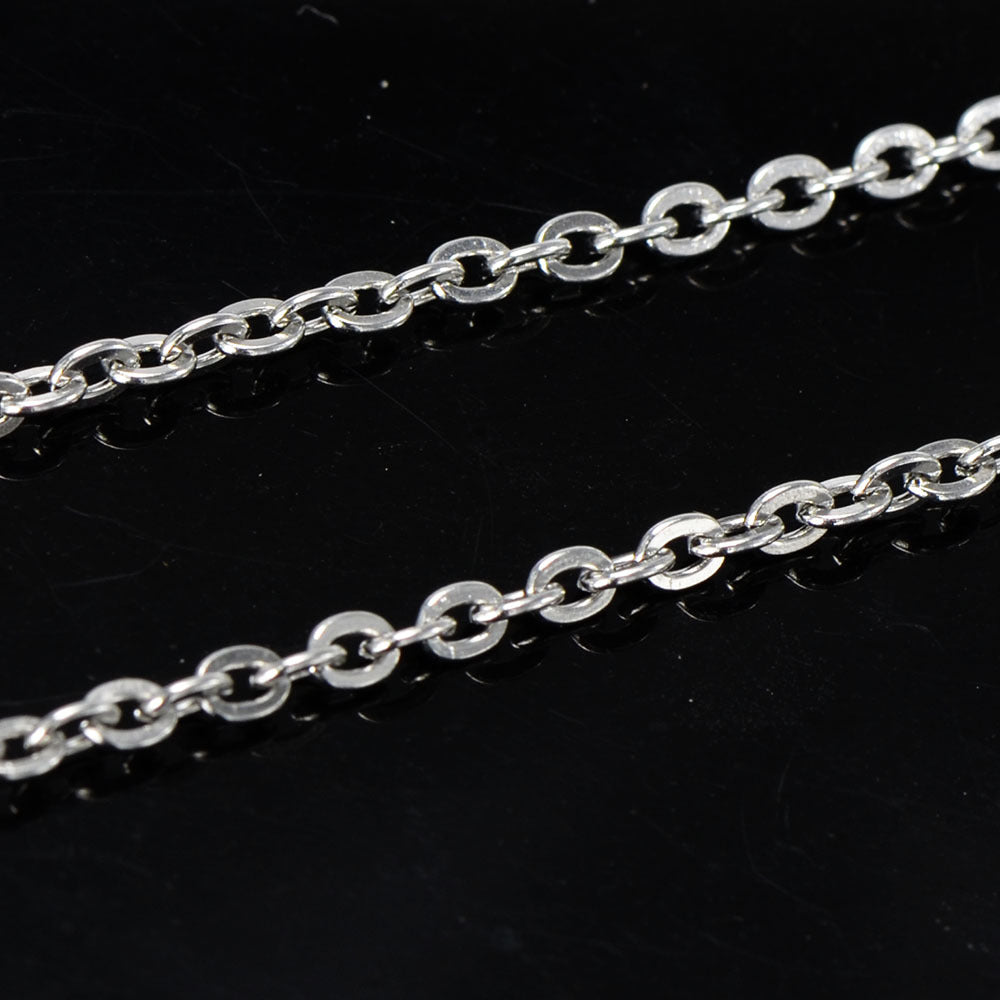 Titanium Steel Feather Leaf Necklace Hip-Hop Punk Pendant