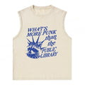 What’s More Punk Than The Public Library Unisex Washed Tank Top