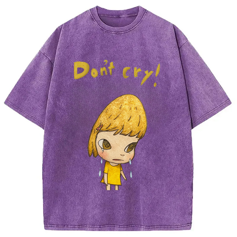 Don't Cry Girl Washed T-Shirt