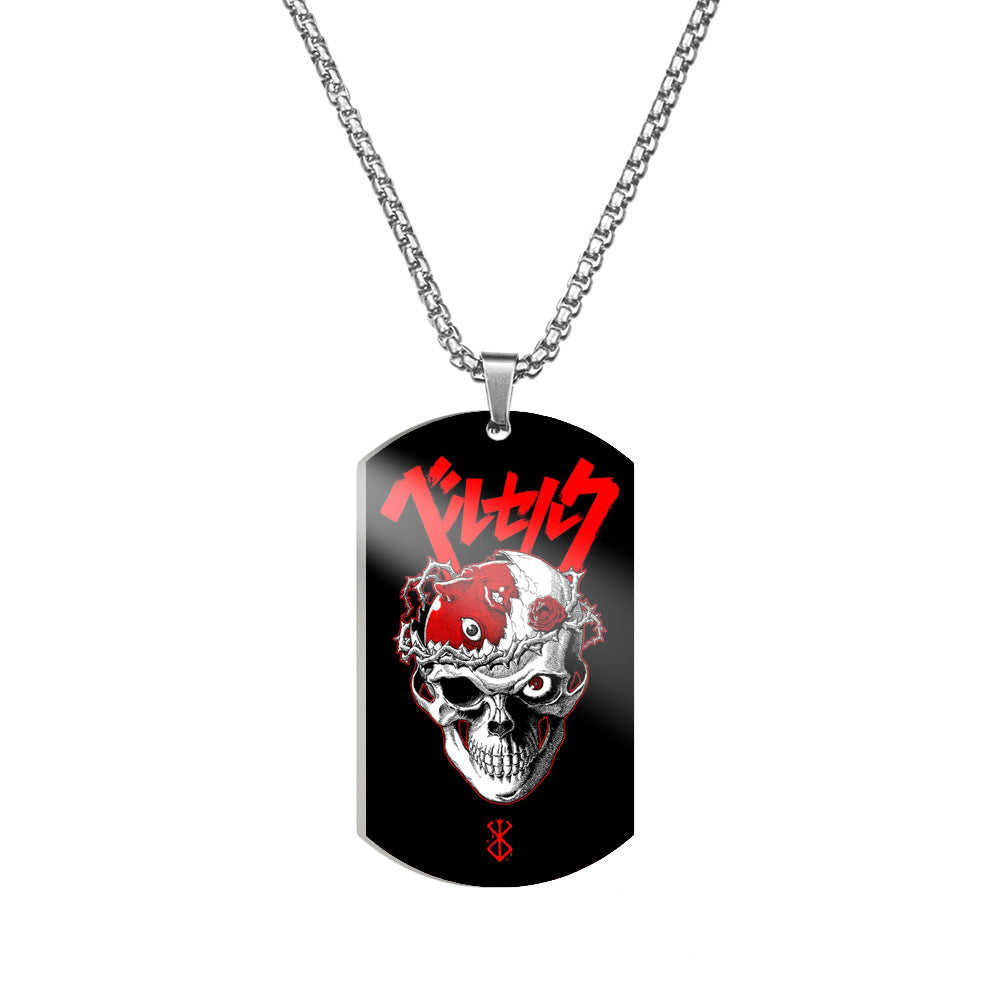 Berserk Behelit Golden Age Dog Tag Necklace