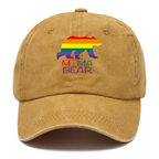 LGBT Pride Mama Bear Washed Cap