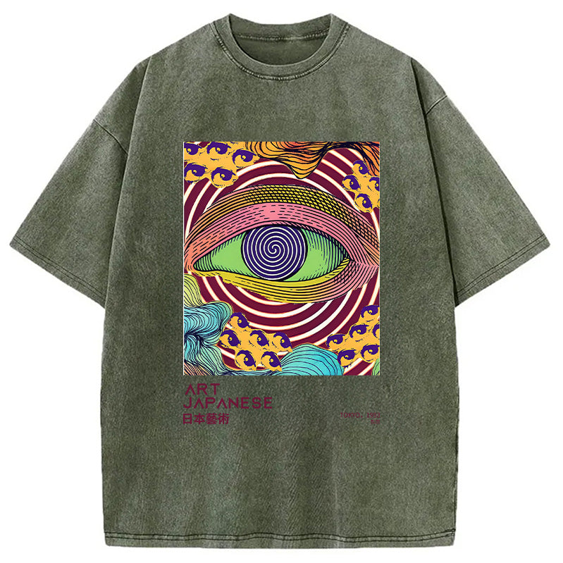 Illusion Eye Washed T-Shirt
