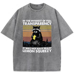 In The Interest Of Full Transparency Washed T-Shirt
