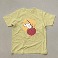 Wool Ball Cat Pattern Unisex Prints T-Shirt