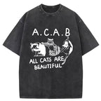 All Cats Are Beautiful Washed T-Shirt