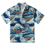 Nautical Adventure Wave Aloha Hawaiian Shirt