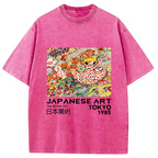 Time In The Flower Field Washed T-Shirt