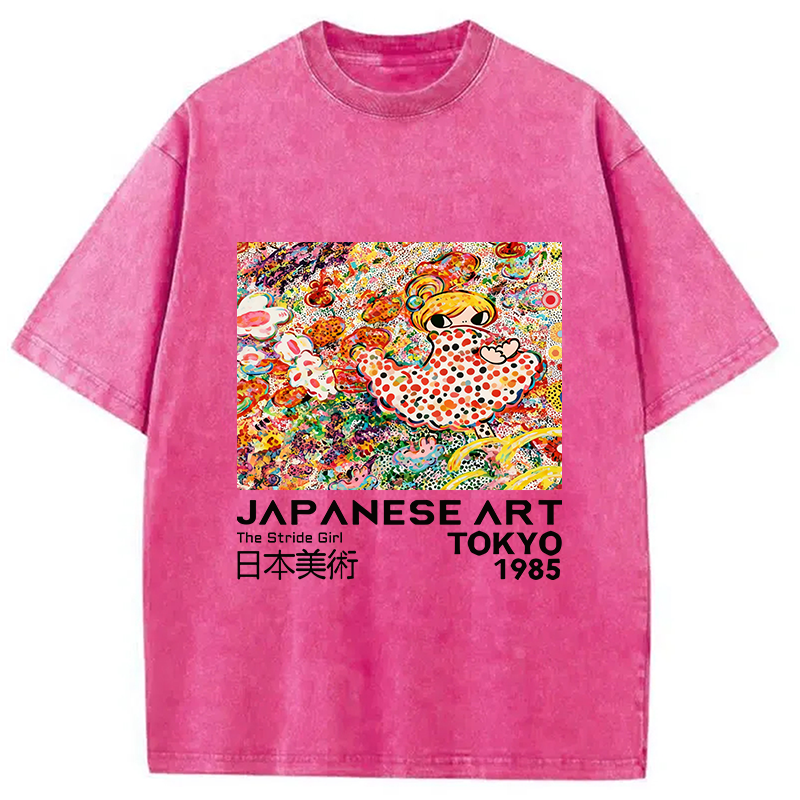 Time In The Flower Field Washed T-Shirt