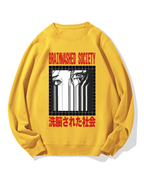 Brainwashed Society Cotton Sweatshirt