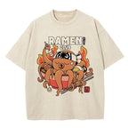 Octopus Ramen Japan Washed T-Shirt