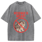 Revenge Is Near! Cat Washed T-Shirt