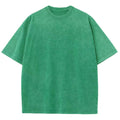Fishes Pattern Printed Washed Vintage Short Sleeves T-Shirt