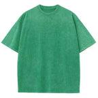 Fish And Fish Bone Washed Vintage Short Sleeves T-Shirt