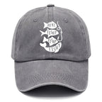 Here Fishy Fishy Fishy!! Washed Cap