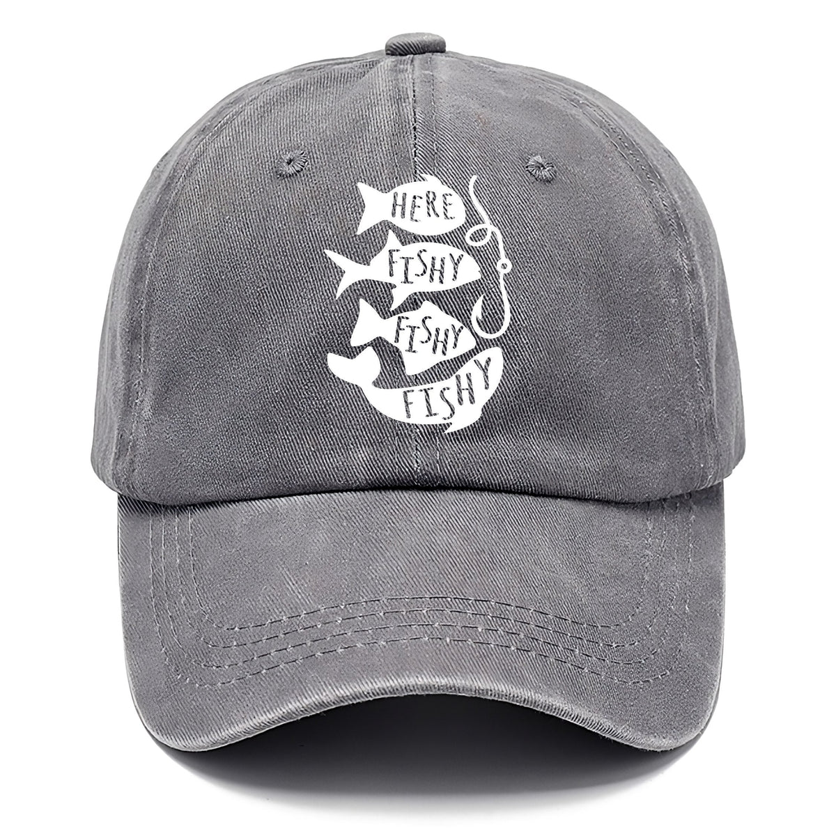 Here Fishy Fishy Fishy!! Washed Cap