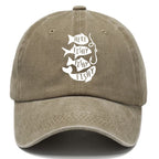 Here Fishy Fishy Fishy!! Washed Cap