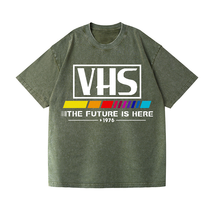 VHS 1976 Vintage Wash Japanese Design T-Shirt