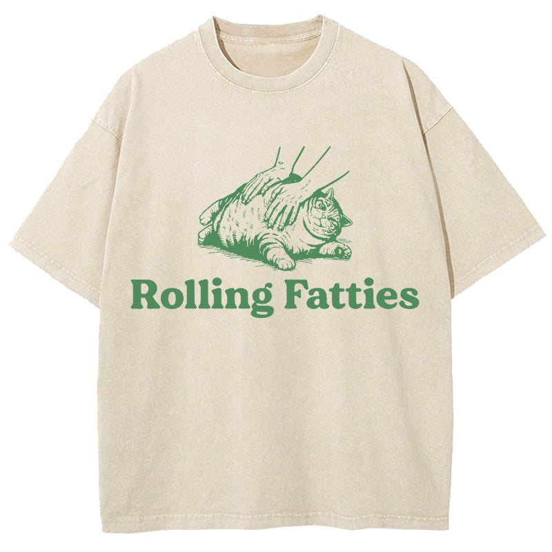 Rolling Fatties Washed T-Shirt