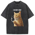 I Do What I Want Washed T-Shirt