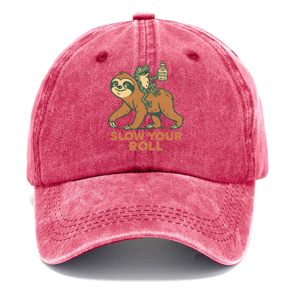 Sloth Frog Washed Cap