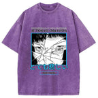 Cyberpunk Dark Fantasy Washed T-Shirt