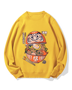 Daruma Ramen Cotton Sweatshirt