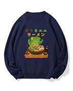 Frog Ramen Cotton Sweatshirt