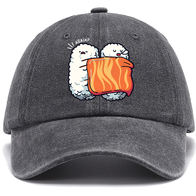 Sleeping Sushi Again Cotton Hat
