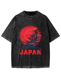 Japan Sakura Vintage Washed T-shirt