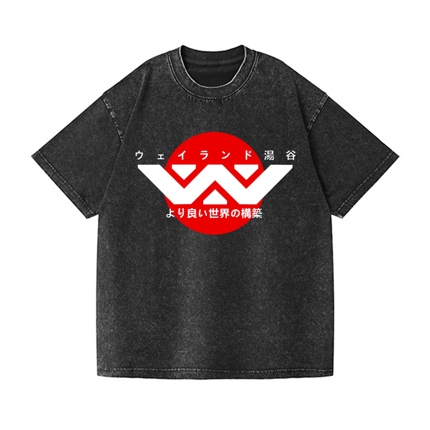 Weyland-Yutani Vintage Wash Japanese Design T-Shirt