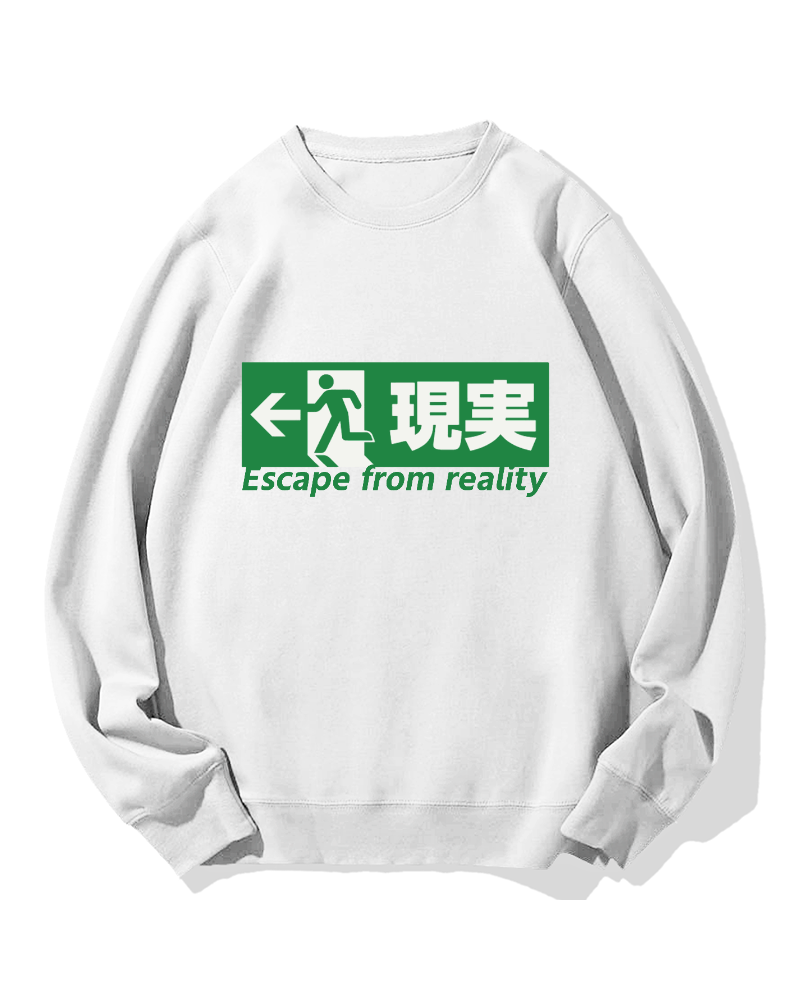Escape From Reality Cotton Sweatshirt