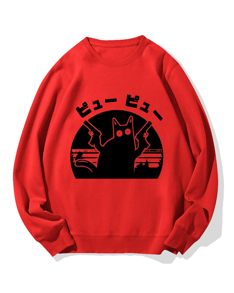 Gunner Cat Cotton Sweatshirt