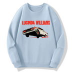 Lucinda Williams Cotton Pullover Sweatshirt