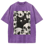 Desperate Cat Washed T-Shirt