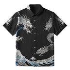 The Great Wave Off Dragon Button-up Shirt