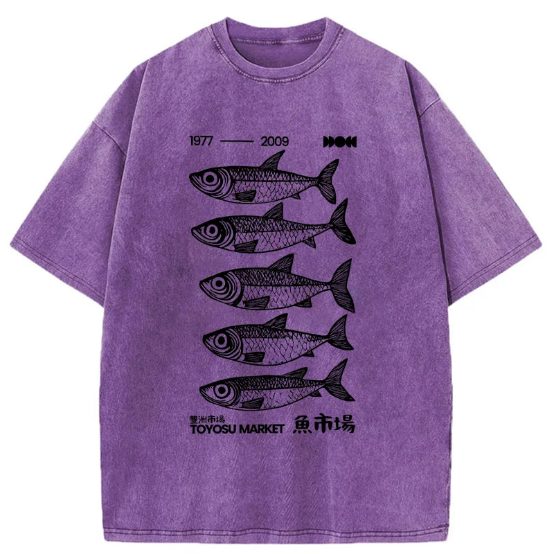 Tokyo Fish Market Washed T-Shirt