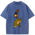 Frog With Lantern Washed T-Shirt
