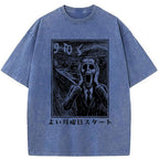 Office Worker The Scream Washed T-Shirt