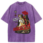 MechaCatzilla Washed T-Shirt