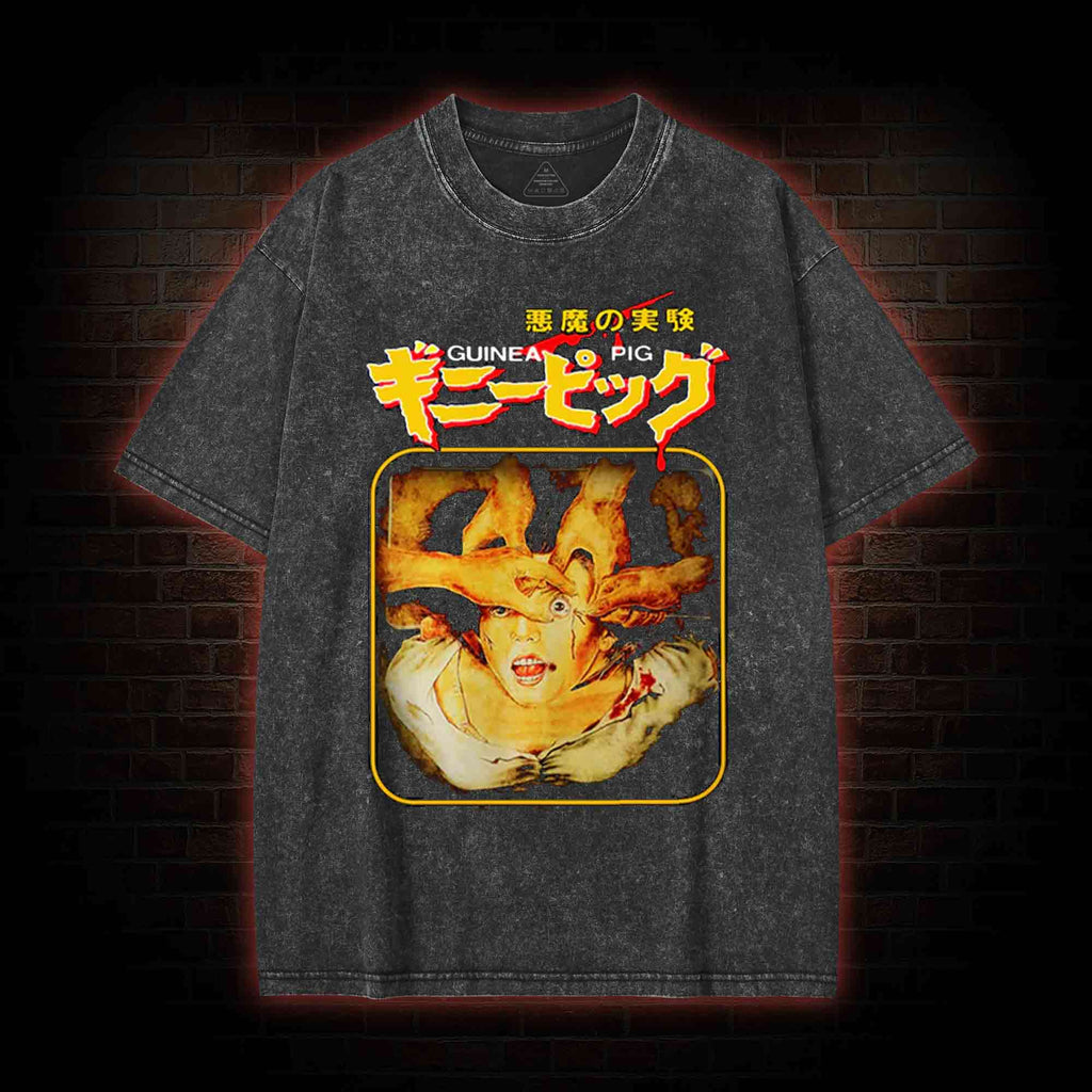 Unisex Suffering Printed Washed T-shirt