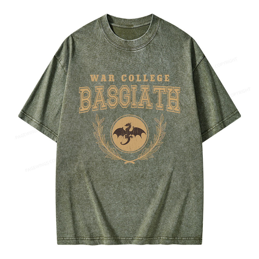 Basgiath War College Unisex Washed T-shirt