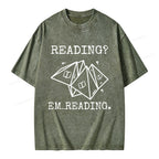 Reading Em...Reading Unisex Washed T-shirt