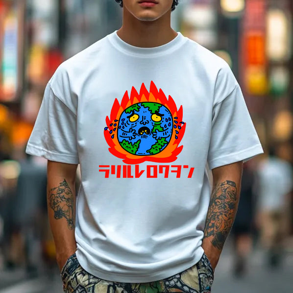 Japanese Graffiti Cotton T-shirt