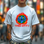 Japanese Graffiti Cotton T-shirt