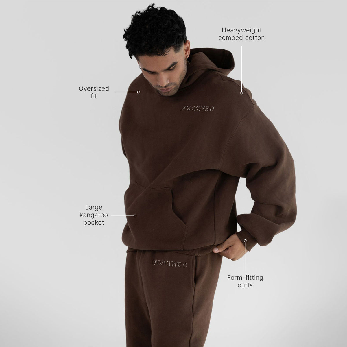 Fishneo Unisex Minimalist cotton Hoodie